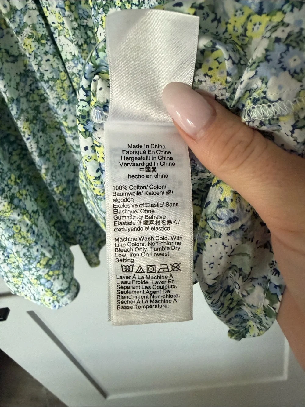 J.Crew x Liberty Fabric Palermo 100% Cotton Floral Mini Dress Size Medium